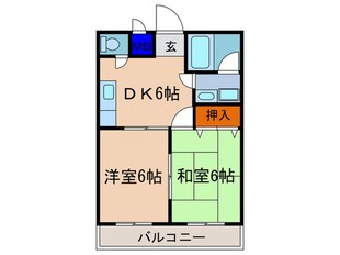 メゾン松木家の物件間取画像